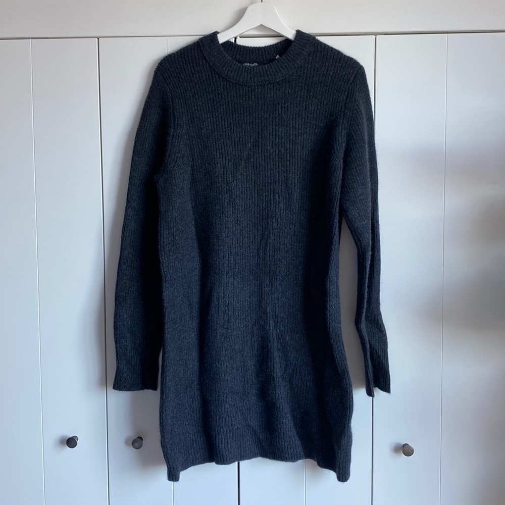 Grey Christopher fisher cashmere sweater tunic dress
